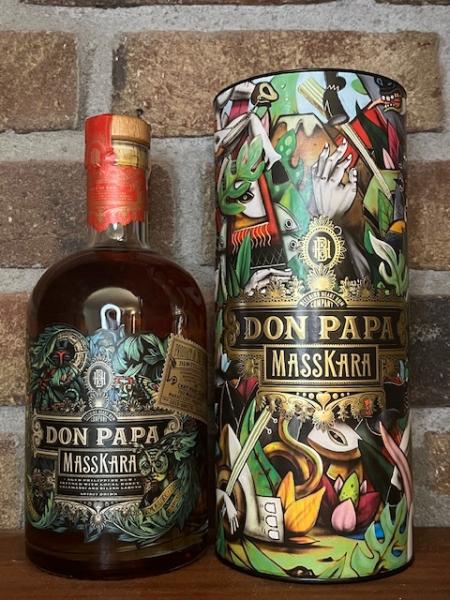 Rum Philippinen Don Papa Masskara 0,7 l Flasche in der Geschenkbox limited Edition